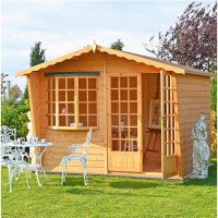 Shire Contemporary Bay Window Garden Room - 10 x 6 ft