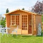 Shire Contemporary Bay Window Garden Room - 10 x 6 ft