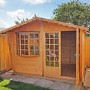 Shire Contemporary Bay Window Garden Room - 10 x 6 ft