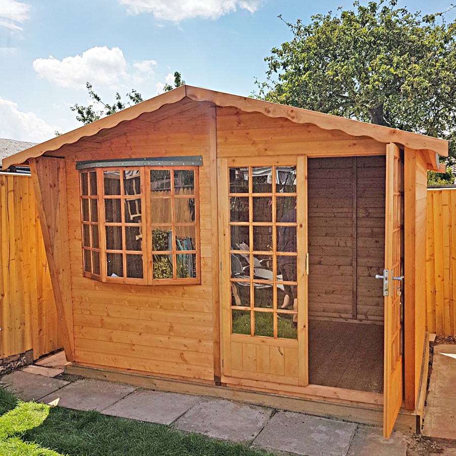 Shire Contemporary Bay Window Garden Room - 10 x 6 ft