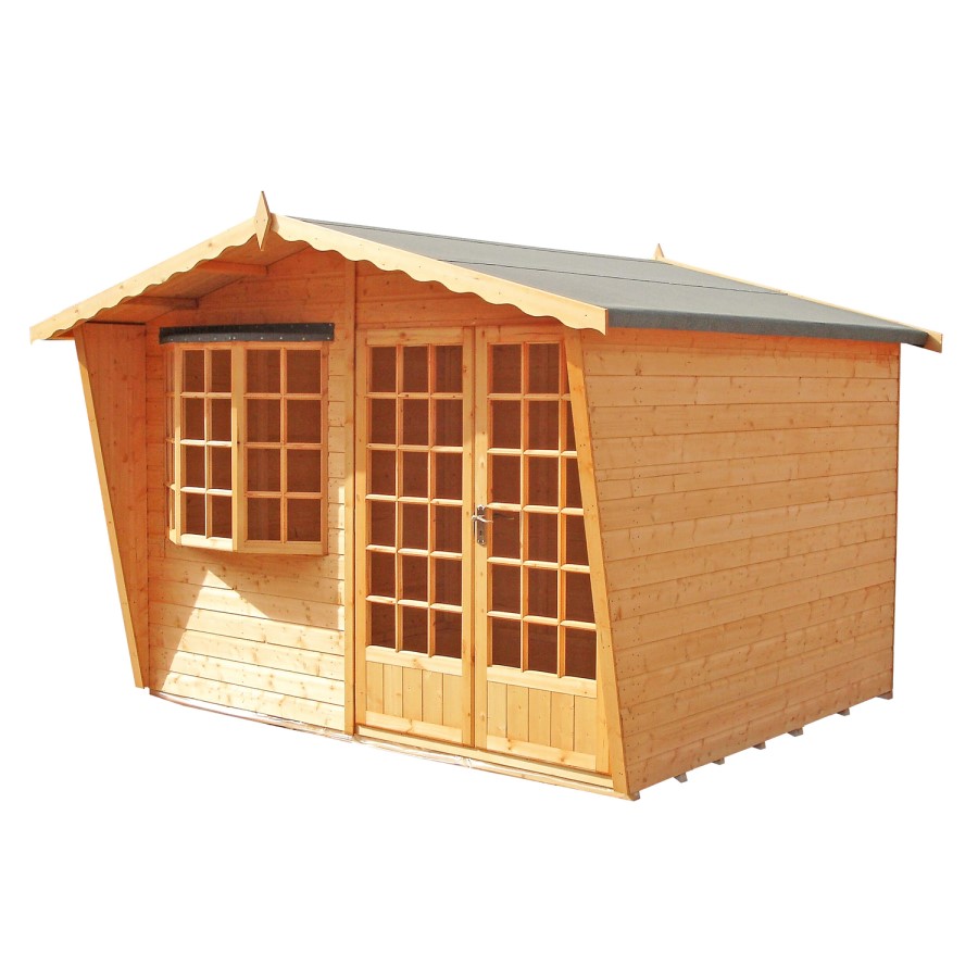 Shire Contemporary Bay Window Garden Room - 10 x 6 ft
