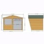 Shire Contemporary Bay Window Garden Room - 10 x 6 ft