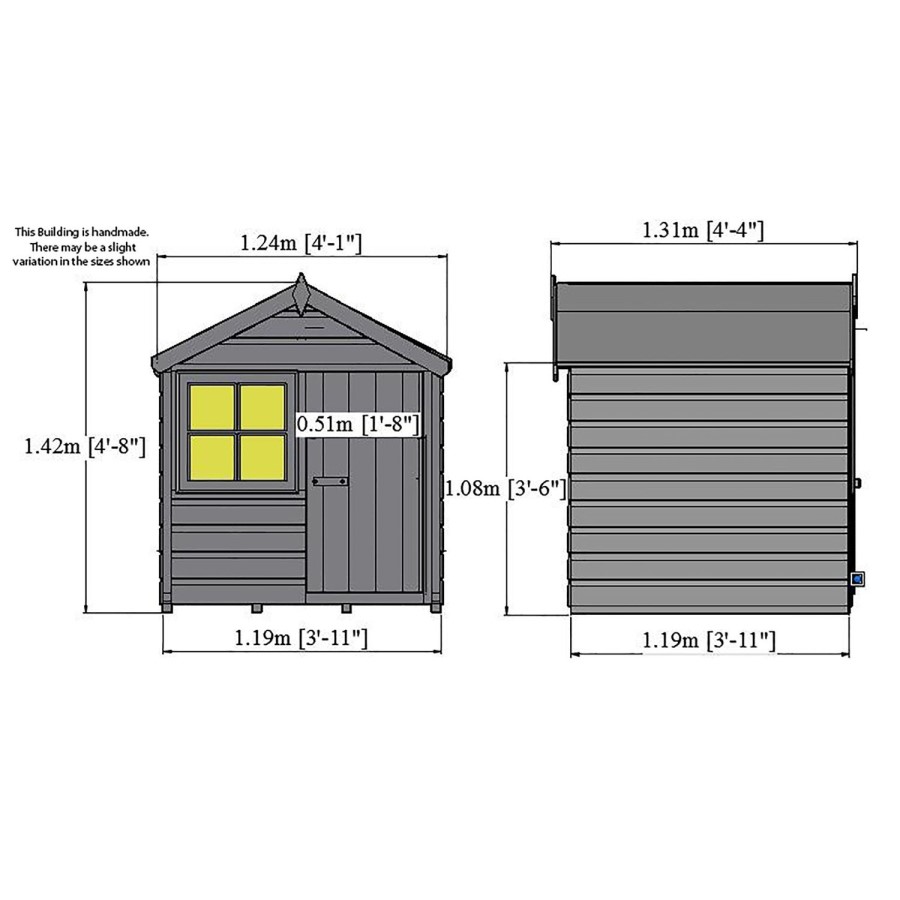 Shire Playhut 4ft x 4ft