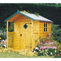 Shire Hide Playhouse with Fixed Plastic Window