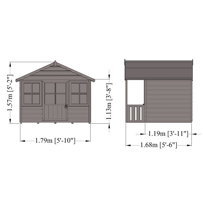 Shire Pixie Playhouse with Canopy