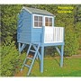 Kids Outdoor Wooden Playhouse with Ladder - Shire