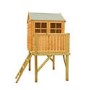 Kids Outdoor Wooden Playhouse with Ladder - Shire