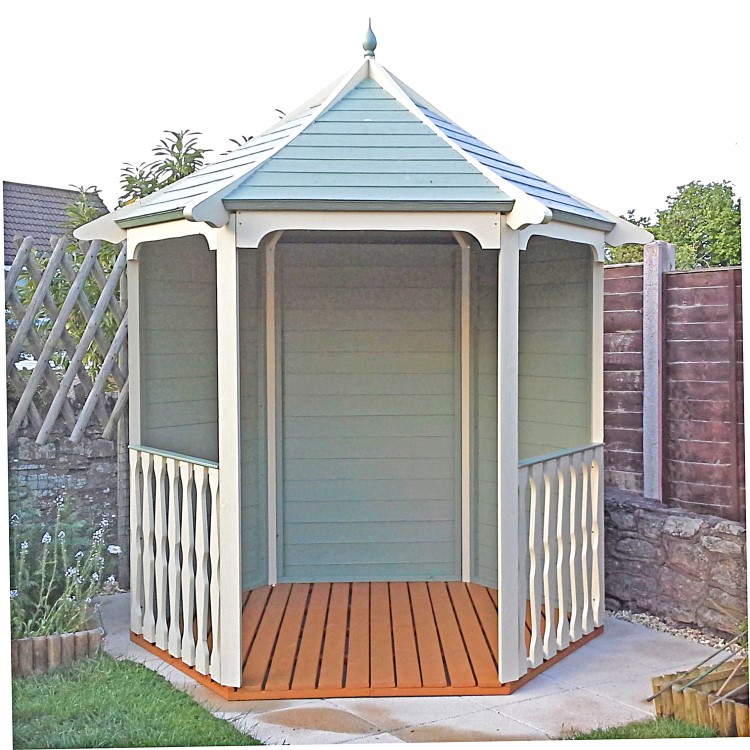 Shire Hexagonal Pressure Treated Garden Arbour 6 x 7ft