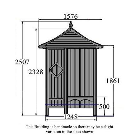 Shire Wooden Corner Garden Arbour