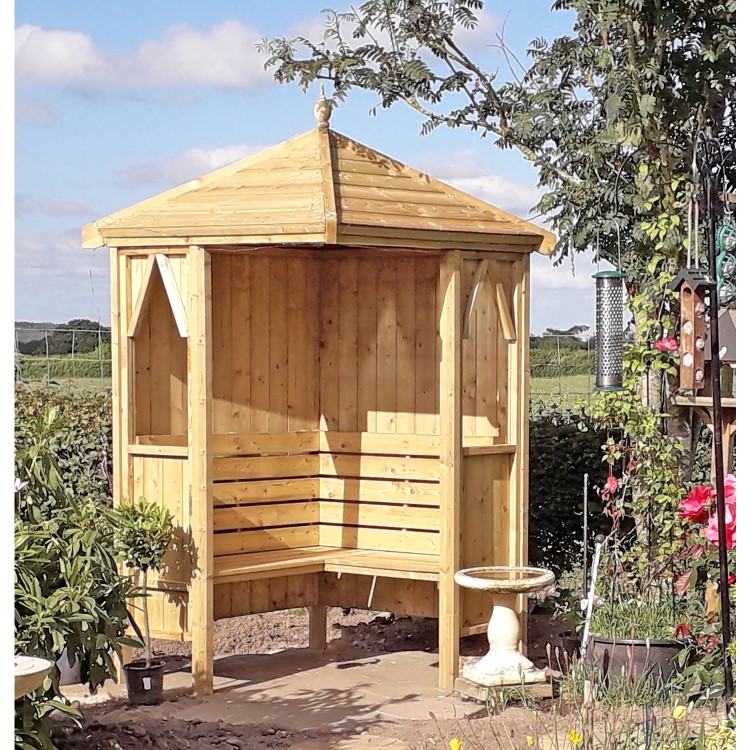 Shire Honeysuckle Corner Arbour