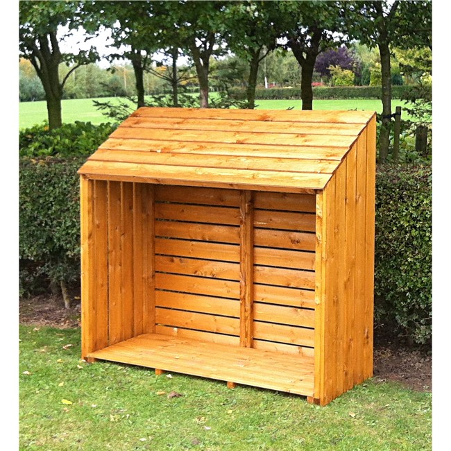 Shire Wooden Log Store 4 x 4ft