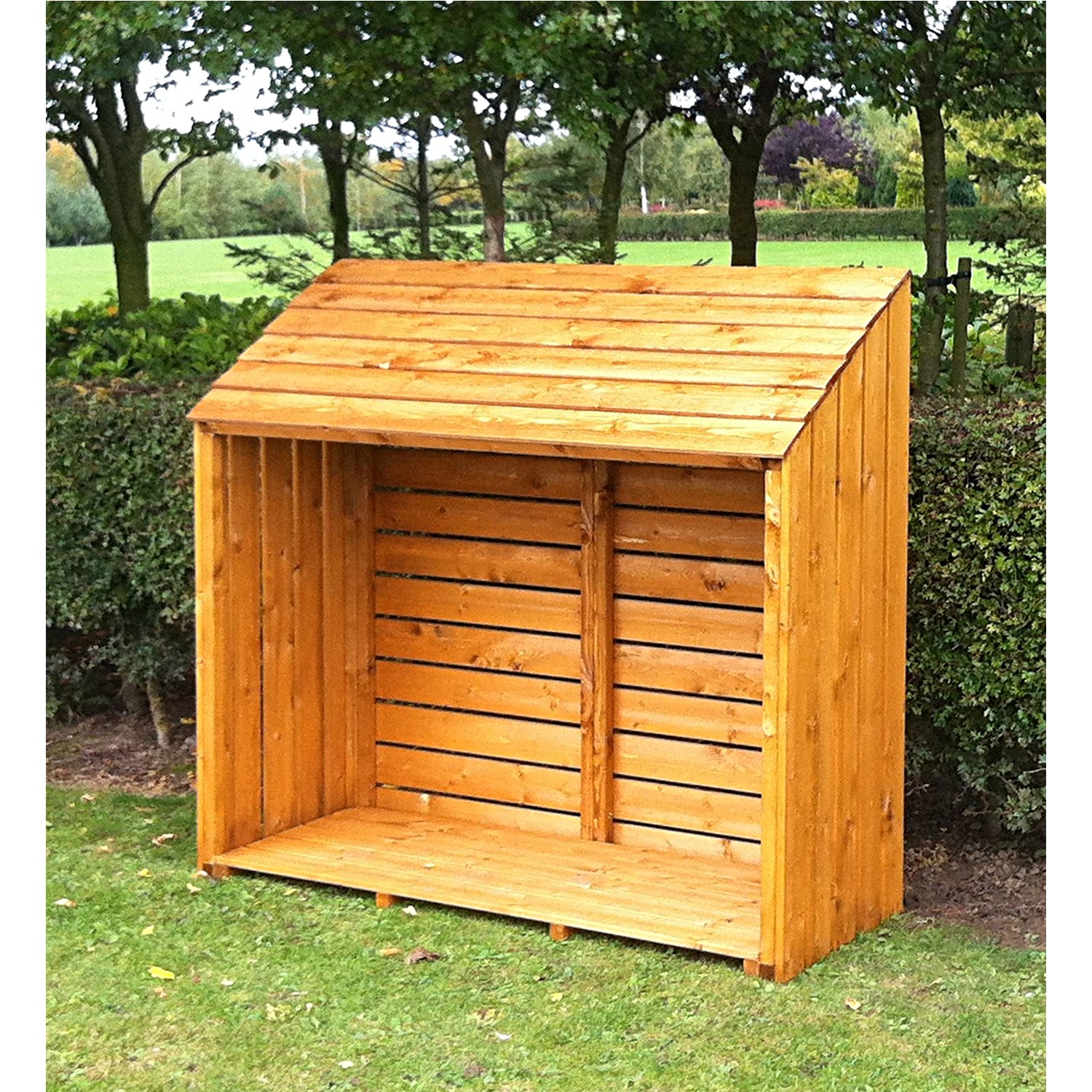 Photo of Shire wooden log store 4 x 4ft