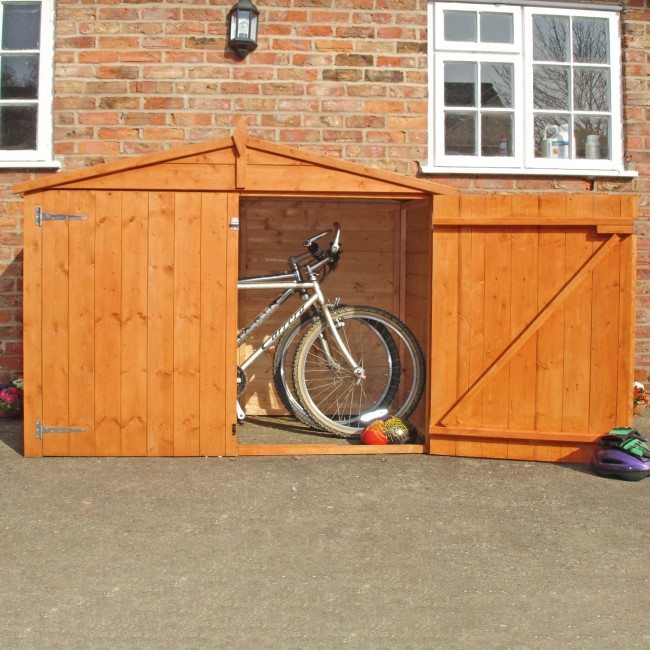 Shire Apex Roof Double Door Bike Store