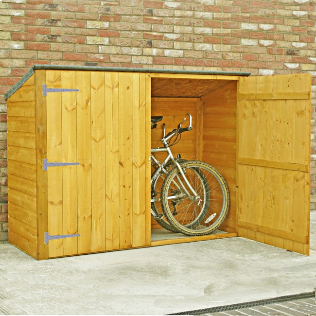 Shire Pent Roof Double Door Bike Store