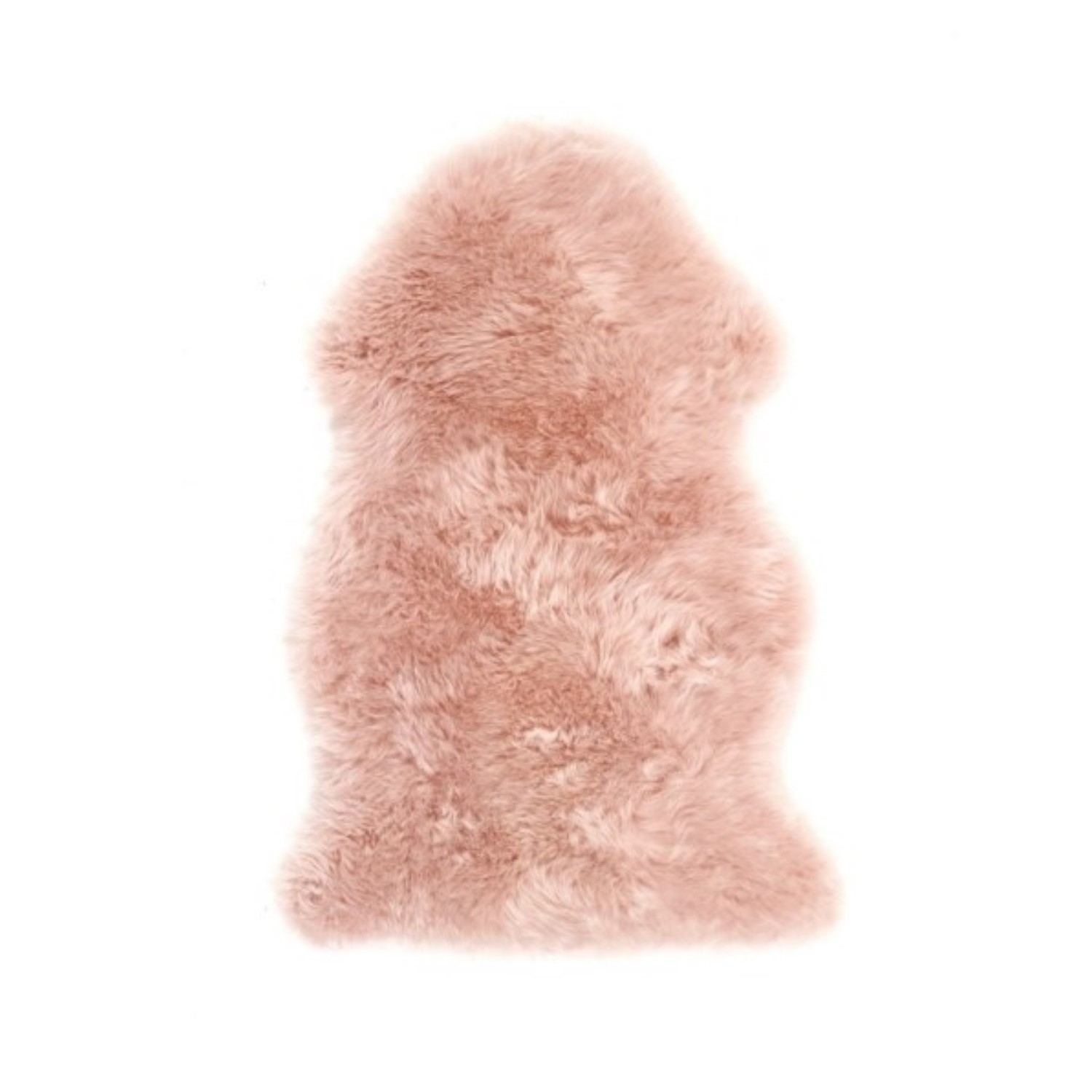 Photo of Ripley genuine sheepskin pink rug - single 95x65cm