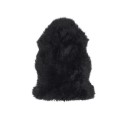 FOL102832 Black Single Genuine Sheepskin Rug - 95 x 65 cm - Ripley