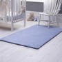 Ripley Lustrous Faux Fur Rug Pale Blue - 170x120cm
