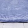 Ripley Lustrous Faux Fur Rug Pale Blue - 170x120cm