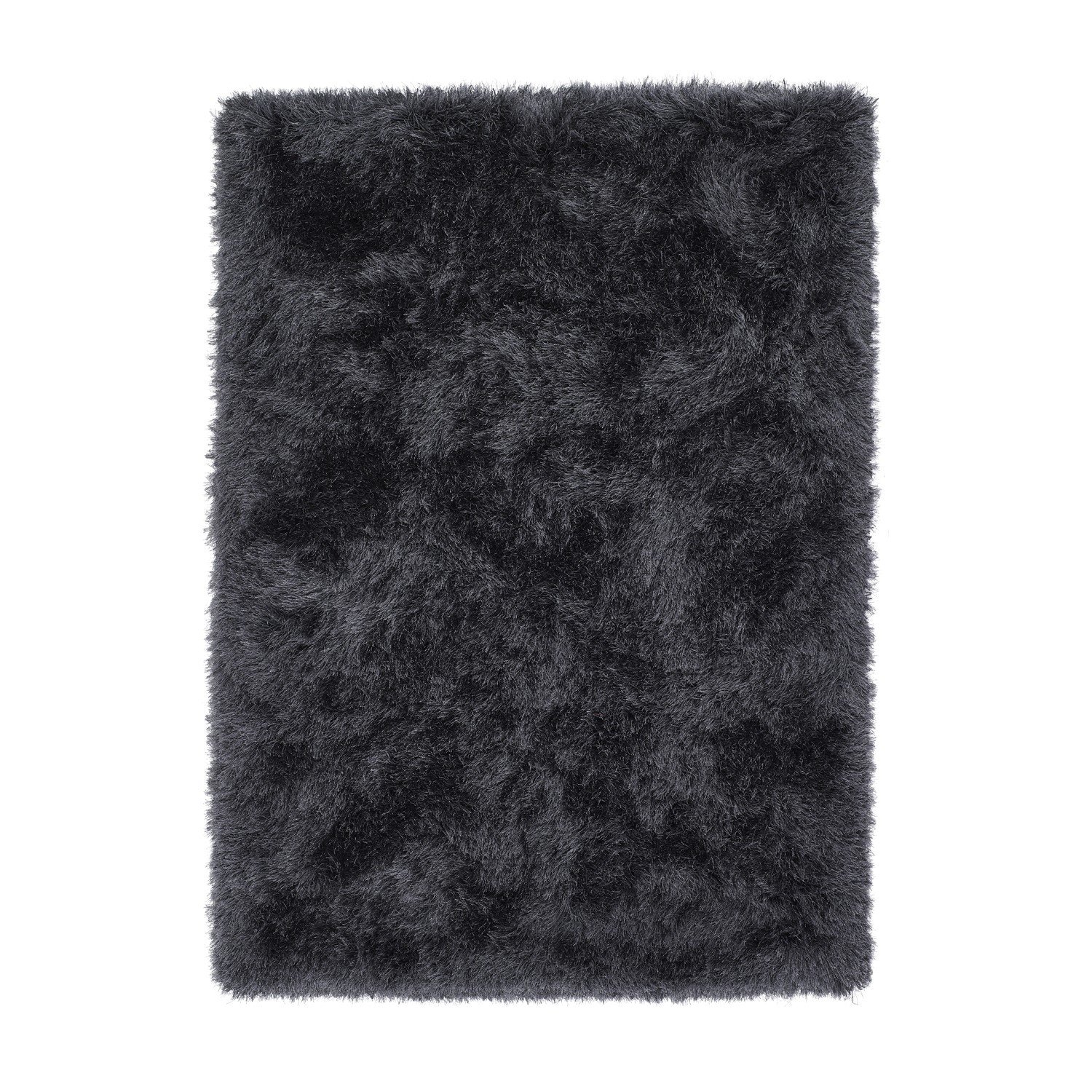 Photo of Ripley extravagance shaggy charcoal grey rug - 230x160cm