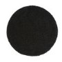 Ripley Shaggy Stain Resistant Round Black Rug - 100x100cm