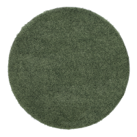 Round Shaggy Green Rug - 100 x 100 cm - Ripley Round Shaggy Green Rug - 100 x 100 cm - Ripley