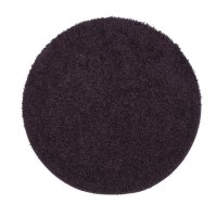 Ripley Shaggy Stain Resistant Round Purple Rug - 100x100cm