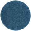 Ripley Shaggy Stain Resistant Round Blue Rug - 100x100cm