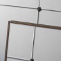 Ariah Gold Rectangle Mirror - Caspian House 