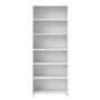 Prima 5 Shelf Bookcase in White