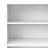 Prima 5 Shelf Bookcase in White