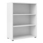 Prima 2 Shelf Bookcase 2 in White