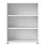 Prima 2 Shelf Bookcase 2 in White