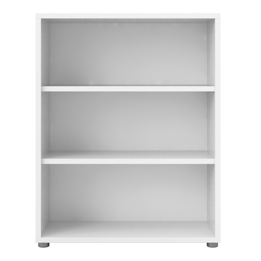 Prima 2 Shelf Bookcase 2 in White