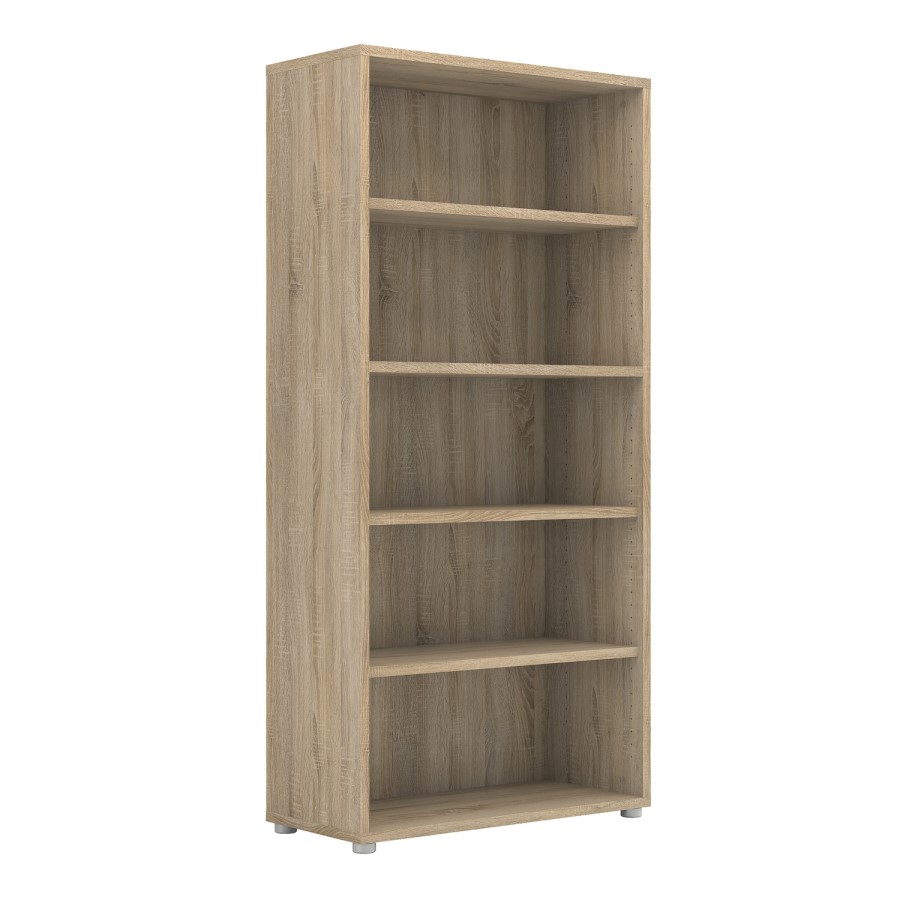 Prima 4 Shelf Bookcase in Oak