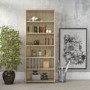 Prima 5 Shelf Bookcase in Oak