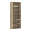 Prima 5 Shelf Bookcase in Oak