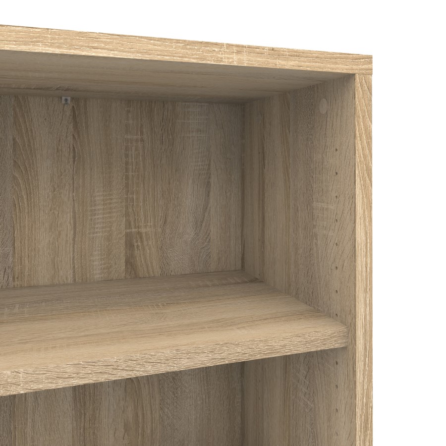 Prima 5 Shelf Bookcase in Oak