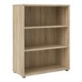 Prima 2 Shelf Bookcase in Oak