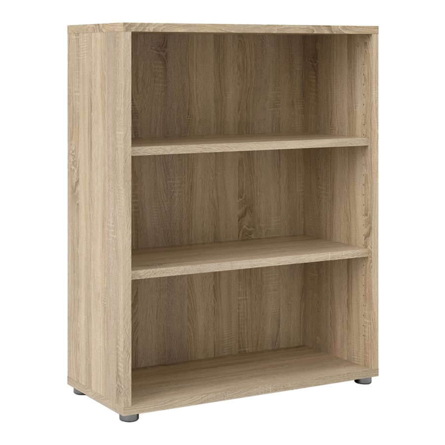 Prima 2 Shelf Bookcase in Oak