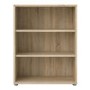 Prima 2 Shelf Bookcase in Oak