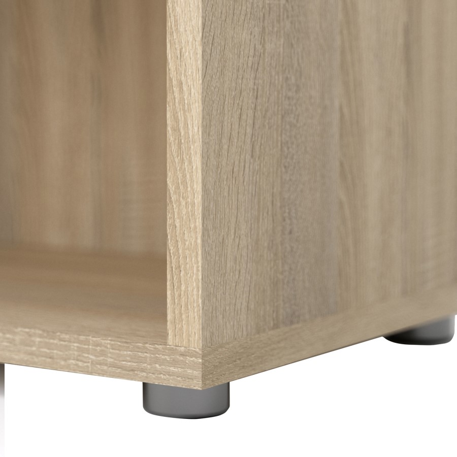 Prima 2 Shelf Bookcase in Oak
