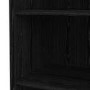 Prima 4 Shelf Bookcase in Black woodgrain