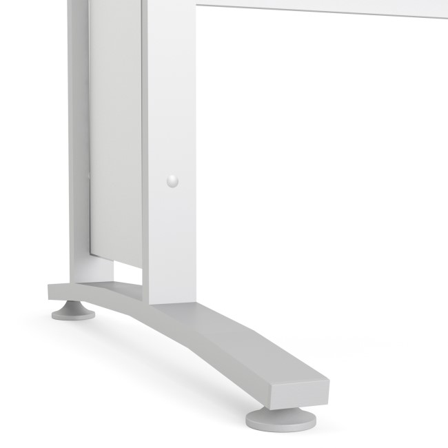 Small White Wooden Desk - Prima