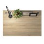 Prima Desk 120 cm in Oak with White legs