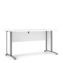 FOL102949 Large White Wooden Desk - Prima 