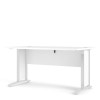 Large White Wooden Desk - Prima 