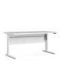 White Wooden Standing Desk with Electric Control  - Prima