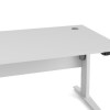 White Wooden Standing Desk with Electric Control  - Prima