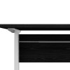 Black Wood Standing Desk with Electric Control - Prima