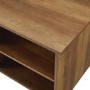 Foster Industrial Entry Bench with Shoe Storage in Reclaimed Barnwood